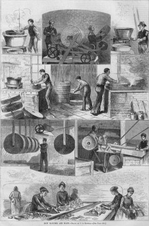 As from the 1830s, match workers were facing numerous work-related hazards.