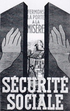 Le 10 mai 1944, différents représentants des pays Alliés signent la Déclaration de Philadelphie qui définit les nouveaux objectifs de l’Organisation Internationale du Travail et annonce la volonté de créer de nouveaux systèmes de sécurité sociale.